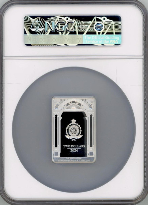 HARRY POTTER™ 2024 Niue Harry Potter Magical Creatures Hungarian Horntail 1oz Silver Coin NGC 