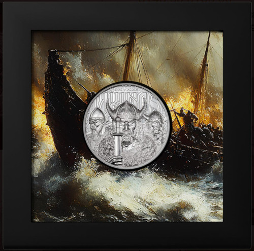 CIT Coin Invest AG 2026 Cook Islands Legends Savage Vikings 1 oz Silver Proof Coin 