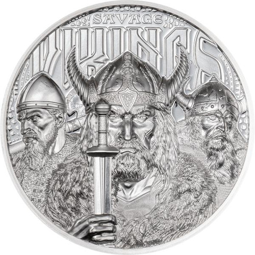 CIT Coin Invest AG 2026 Cook Islands Legends Savage Vikings 1 oz Silver Proof Coin 