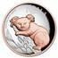 Perth Mint  2025 Australia Koala Proof HR 5 oz Silver Coin 22k Rose Gold Gilded COA 040 