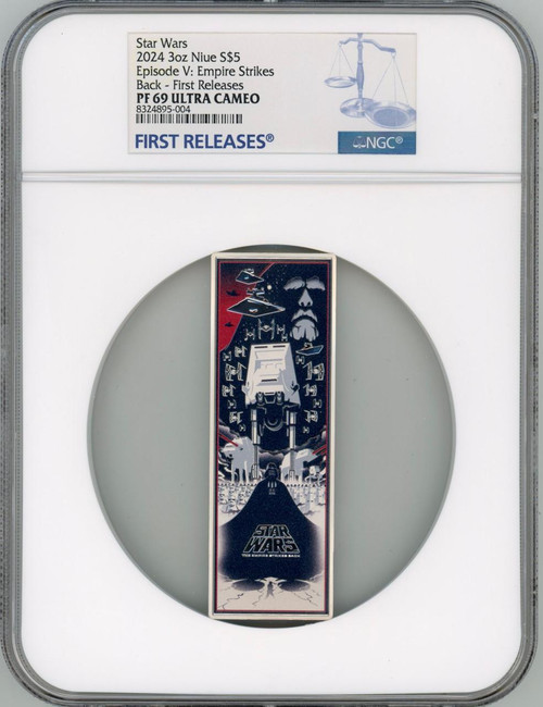 Star Wars™ 2024 Niue Star Wars Episode V Empire Strikes Back Banner 3 oz Silver Poster Coin 