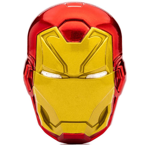 2024 Niue Marvel Iron Man Helmet 5 oz Silver $10 Coin LOW COA #027