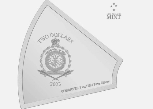 Marvel 2023 Niue Marvel  Avengers 60th Anniversary THOR 1oz Silver coin 