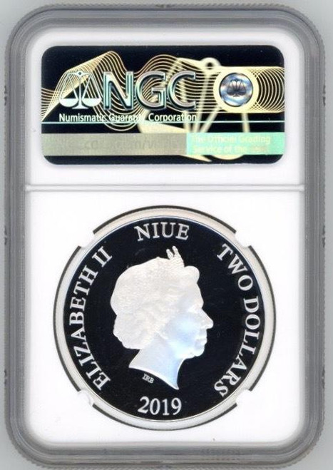 Despicable Me 2019 Niue  Minion Christmas 1oz Silver Coin NGC PF70 UC 