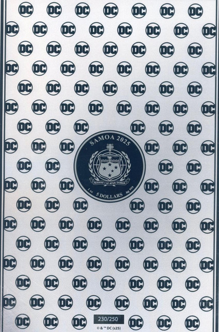 DC Comics 2025 Samoa DC Comics #251 Batman 1 oz Silver Coin Colorized Foil #230/25 