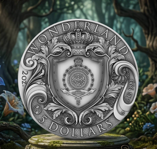 2026 Niue Alice Wonderland 2 oz $5 Pure Silver Coin  T&S Coins