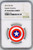 Marvel MARVEL CAPTAIN AMERICA SHIELD Sdollar1 2019 FIJI SILVER COIN NGC 70