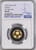 CIT Coin Invest AG Palau 1/2 gram Gold dollar1 Golden Soccer Ball Football Shaped Coin NGC 69 FR