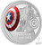  Marvel Captain America Colored Shield 1oz  Silver Coin 2023 Niue NGC 70 FR 