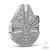2023 Niue Star Wars Millennium Falcon Shaped 2 oz Silver Coin $5 NGC 70 FR
