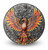 2023 Niue Phoenix Rising From The Ashes Coin Antiqued & Colorized 1 oz Silver