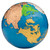 2024 Barbados BLUE MARBLE Glow In The Dark Planet Earth 5 oz Silver Coin Jubilee