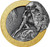 Mint of Gdansk 2022 $5 Niue Mythology SISYPHUS Antique Finish Gilded 2 Oz Silver Coin 