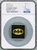 NGC PF 70 Ultra Cameo First Releases holder for the 2021 Niue $2 DC Comics Batman Logo 1oz silver shaped coin, cert 6537680-030