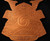  Samurai Kabuto 5oz .999 Fine Copper Colorized Shaped Medal 