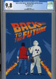 CGC 9.8 Back To The Future Marty Mcfly Doc Brown 35g Silver Movie Poster Foil