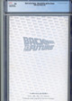 CGC 9.8 Back To The Future Marty Mcfly Doc Brown 35g Silver Movie Poster Foil