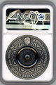 Thermometer 2018 Tuvalu 2oz Silver Coin $2 NGC PF70 Antiqued First Releases OGP