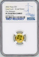CIT Coin Invest AG 2022 Palau 4 Four Leaf Clover 1 Gram 999 1g Gold dollar1 Coin NGC PF70 FIRST RELEASE