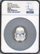STAR WARS CLONE TROOPER HELMET 2021 NIUE 2 OZ SILVER COIN NGC MS 70 FR