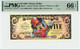2008 $5 Disney Dollar Mickey ca. 1955 80th Anniv. PMG 66 EPQ (DIS147)