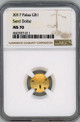CIT Coin Invest AG 2017 SAND DOLLAR 1 GRAM 24K GOLD COIN PALAU dollar1 NGC 70