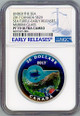 Royal Canadian Mint 2017 Canada Under the Sea Sea Turtle 1 oz dollar20 Silver Coin NGC 70 ER