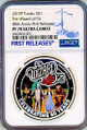 THE WIZARD OF OZ 80TH ANNIVERSARY 2019 TUVALU 1oz SILVER COIN $1 NGC PF 70 FR