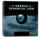 MDM International Wholesale 2023 Barbados Uranus The Ice Giant 1oz Silver Spherical Antiqued Coin 