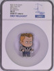 Back To The Future Limited Edition 2021 Biff Tannen 1oz Silver Coin NGC 70 FR