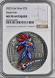 2023 Niue Superman 2 oz Silver Coin NGC 70 Mintage 300 (with Box & Coa)