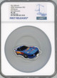 Pamp  Suisse 2025 PAMP Hot Wheels™ 24/Seven™ Shaped & Colorized Coin NGC 70 FR 