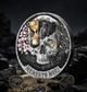  Memento Mori 2026 Cameroun 2oz Silver Antiqued Gilded Colorized Coin 