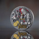  Knights Templar Secret Societies 2026 Samoa $2 2oz Silver Antiqued Gilded Coin 