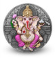  Ganesha Hindu Pantheon 2025 Niue $5 2oz Silver Antiqued Gilded Coin 