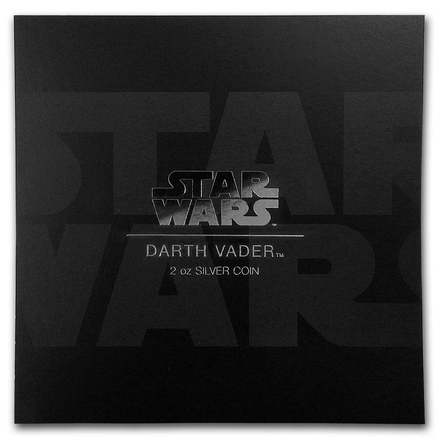 DARTH VADER STAR WARS 2017 NIUE 2oz SILVER COIN $5 NGC EARLY RELEASES PF 70