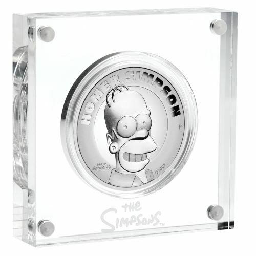 Homer Simpson 2021 Tuvalu 2oz Silver Proof High Relief Coin NGC 70