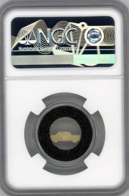 NGC MS70 GOLDEN CLASSIC CAR OPEN ROADS 2021 0.5 Gram .9999 Pure