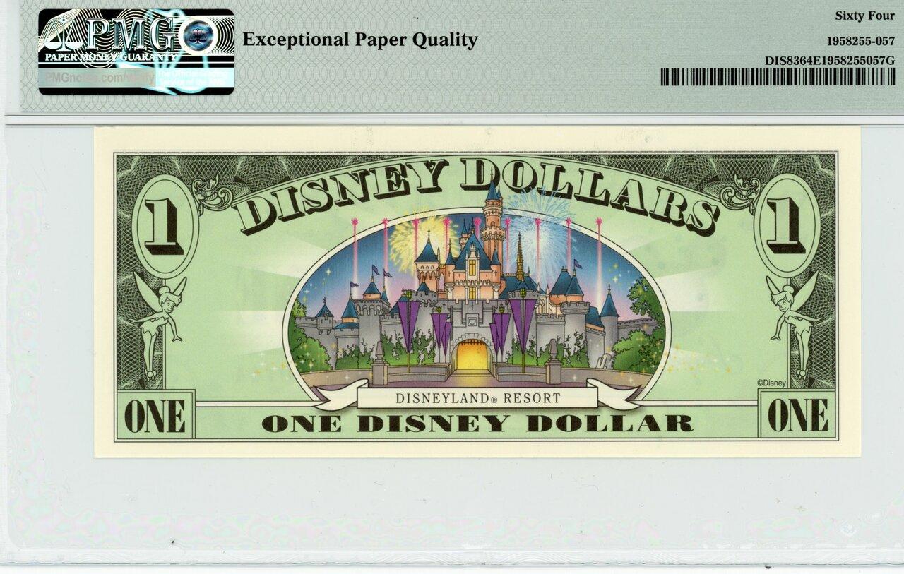 Disney Dollars 10ドル ミッキー ミニー 2001年発行 Disney 10 Dollars, 2001 Series 