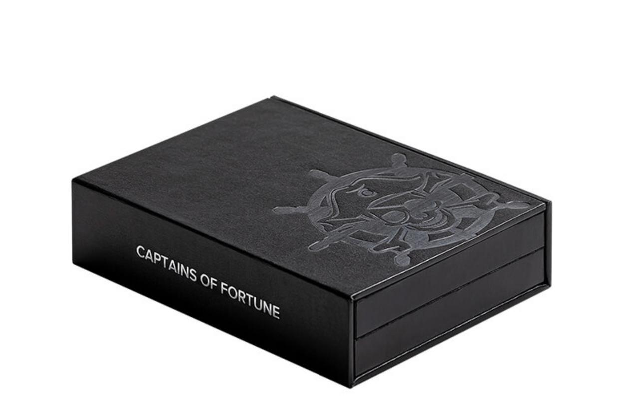 A2サイズ/2点セット】GOD SAVE THE REP＆SKULL QUEEN Queen Anne's Revenge Captains of Fortune 2 oz Silver Coin 5