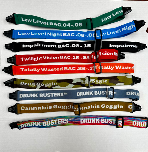 Replacement Straps for Drunk Busters Goggles