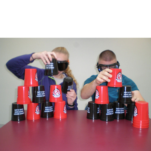 drunk busters cup stacking challenge