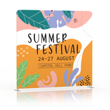 Boho Summer Festival Backdrop