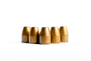 Podium 115grain, 9mm Flat Point, Bevel Base, Hi-Tek coated in Bronze Color, RE-LOAD ONLY Podium 115grain, 9mm Flat Point, Bevel Base, Hi-Tek coated in Bronze Color, RE-LOAD ONLY