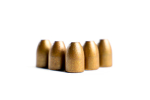 Podium 124Grain, 9mm Flat Point, Bevel Base, Hi-Tek Coated in Bronze Color, Re-Load Only Podium 124Grain, 9mm Flat Point, Bevel Base, Hi-Tek Coated in Bronze Color, Re-Load Only