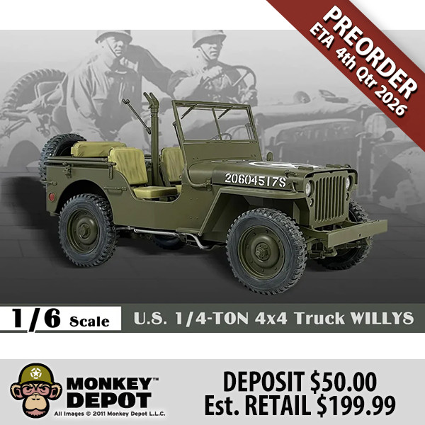 ZYTOYS U.S. 1/4-TON 4x4 Truck WILLYS (ZYJP001)