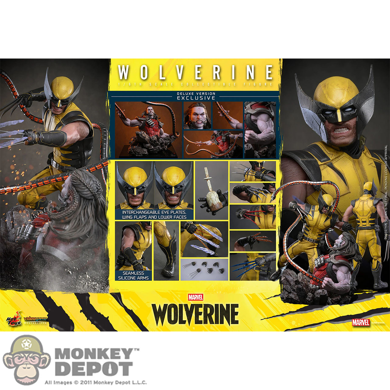 Monkey Depot - Hot Toys Wolverine (Deluxe Version) (VGM92)