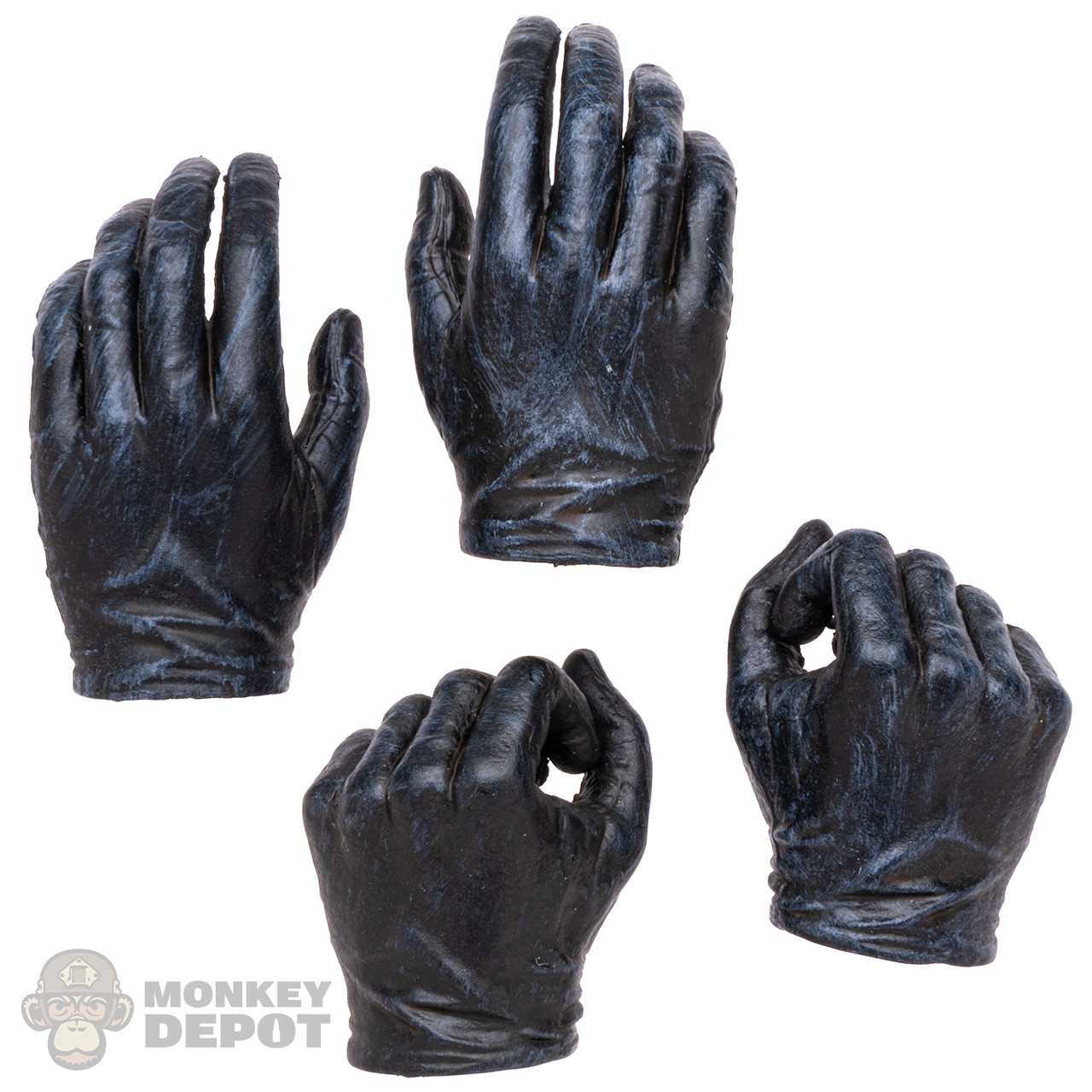 Monkey Depot - Hands: Coo Models Gloved 4 Pc Hand Set