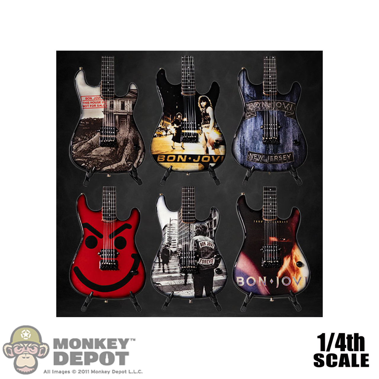 Monkey Depot - The Mini Axe 1/4th Bon Jovi Collectible Miniature