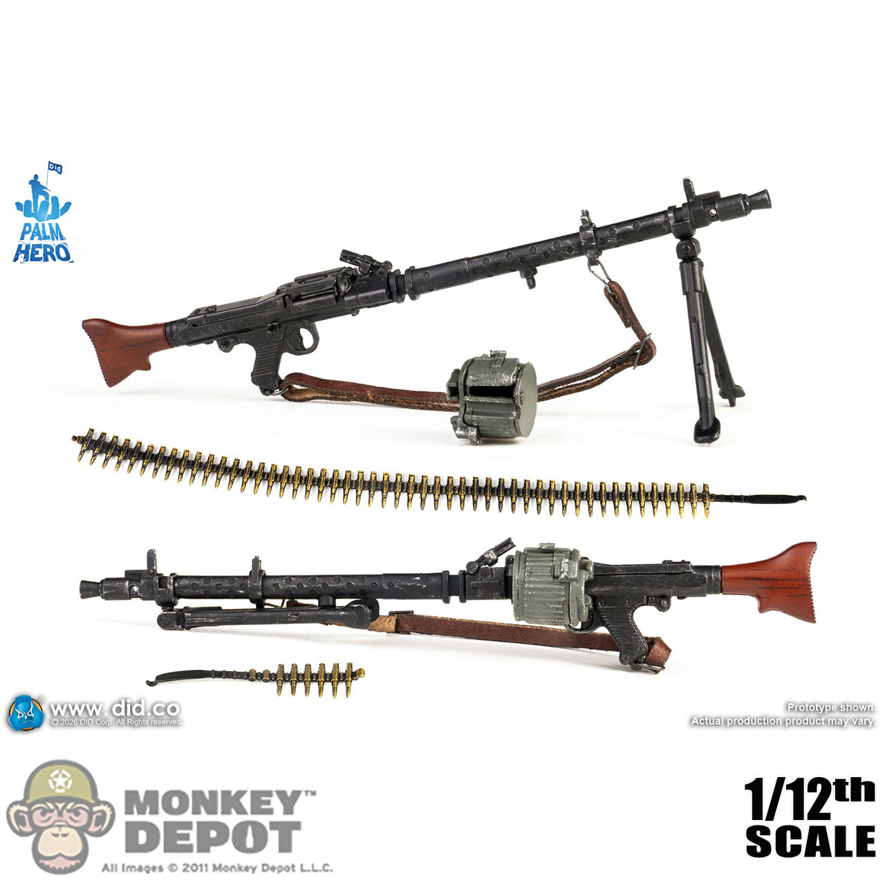 Monkey Depot - DiD 1/12 WWII German MG34 Gunner Alois (XD80042)